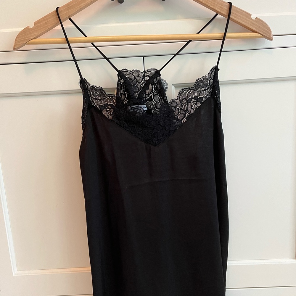Lacey black camisole